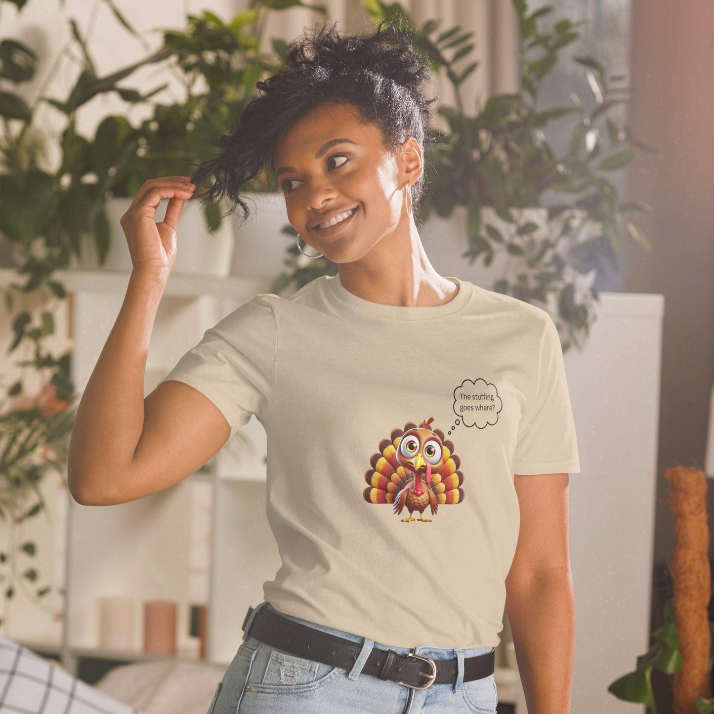 The Stuffing Goes Where? - Short-Sleeve Unisex T-Shirt - Whippie's