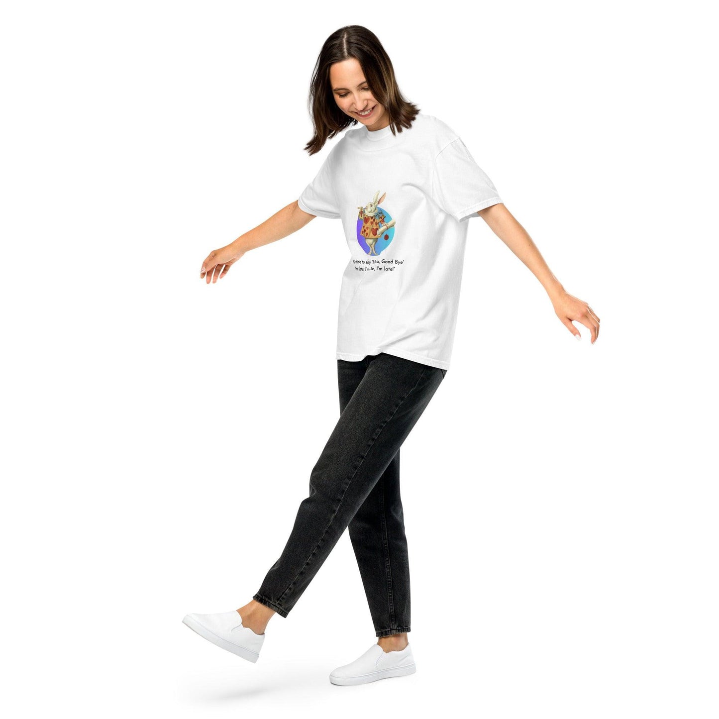 Alice in Wonderland - I'm Late - Unisex T-shirt - Whippie's