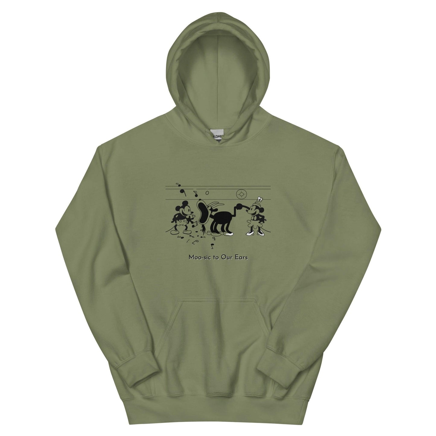Steamboat Willie - Moo-sic - Unisex Hoodie - Whippie's