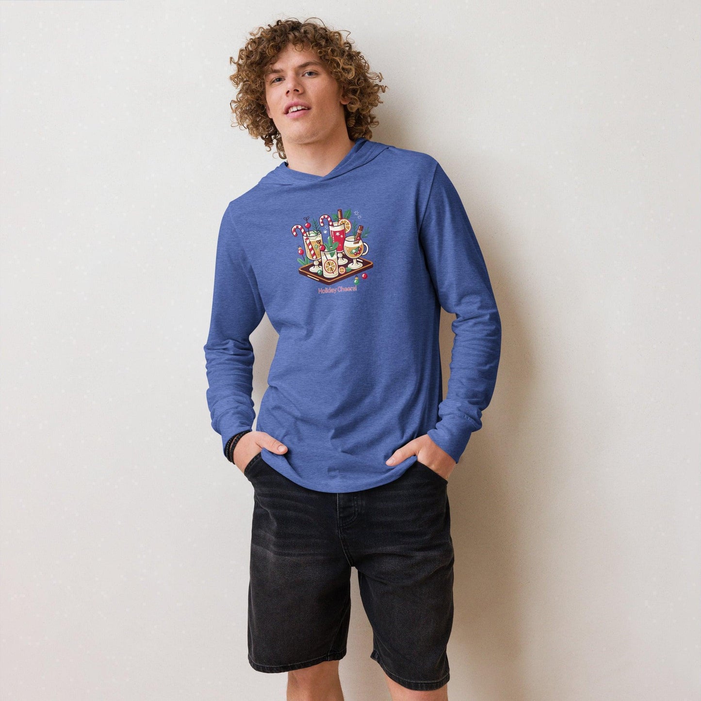 Holiday Cheers! - Hooded Long-sleeve Tee - Whippie's