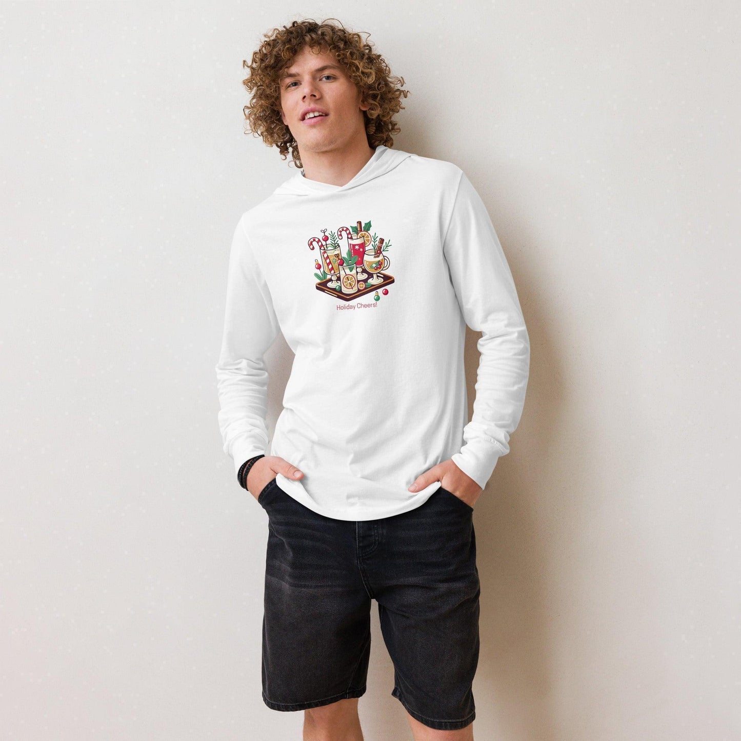 Holiday Cheers! - Hooded Long-sleeve Tee - Whippie's