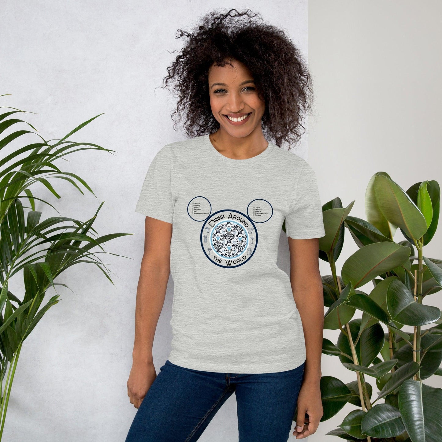 Drinking Around the World - Checklist - Unisex t-shirt - Whippie's