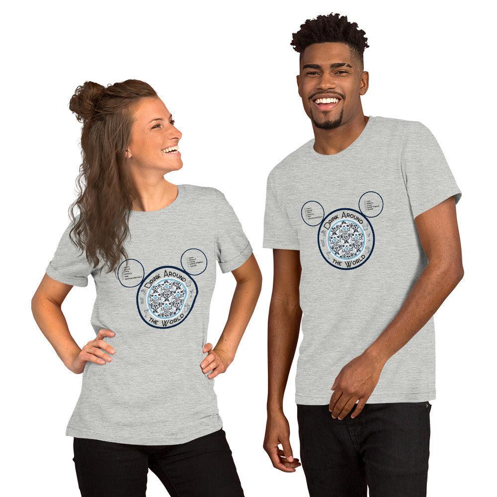Drinking Around the World - Checklist - Unisex t-shirt - Whippie's