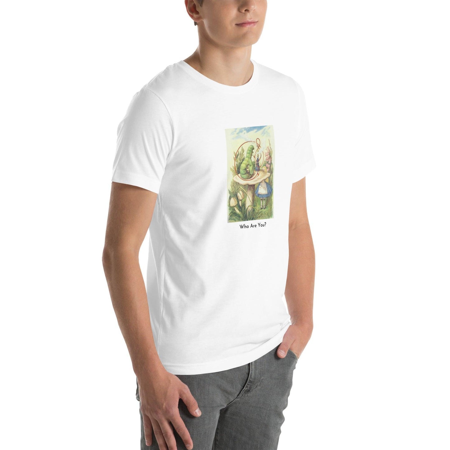 Alice in Wonderland - "Who Are You?" Unisex T-Shirt - Whippie's