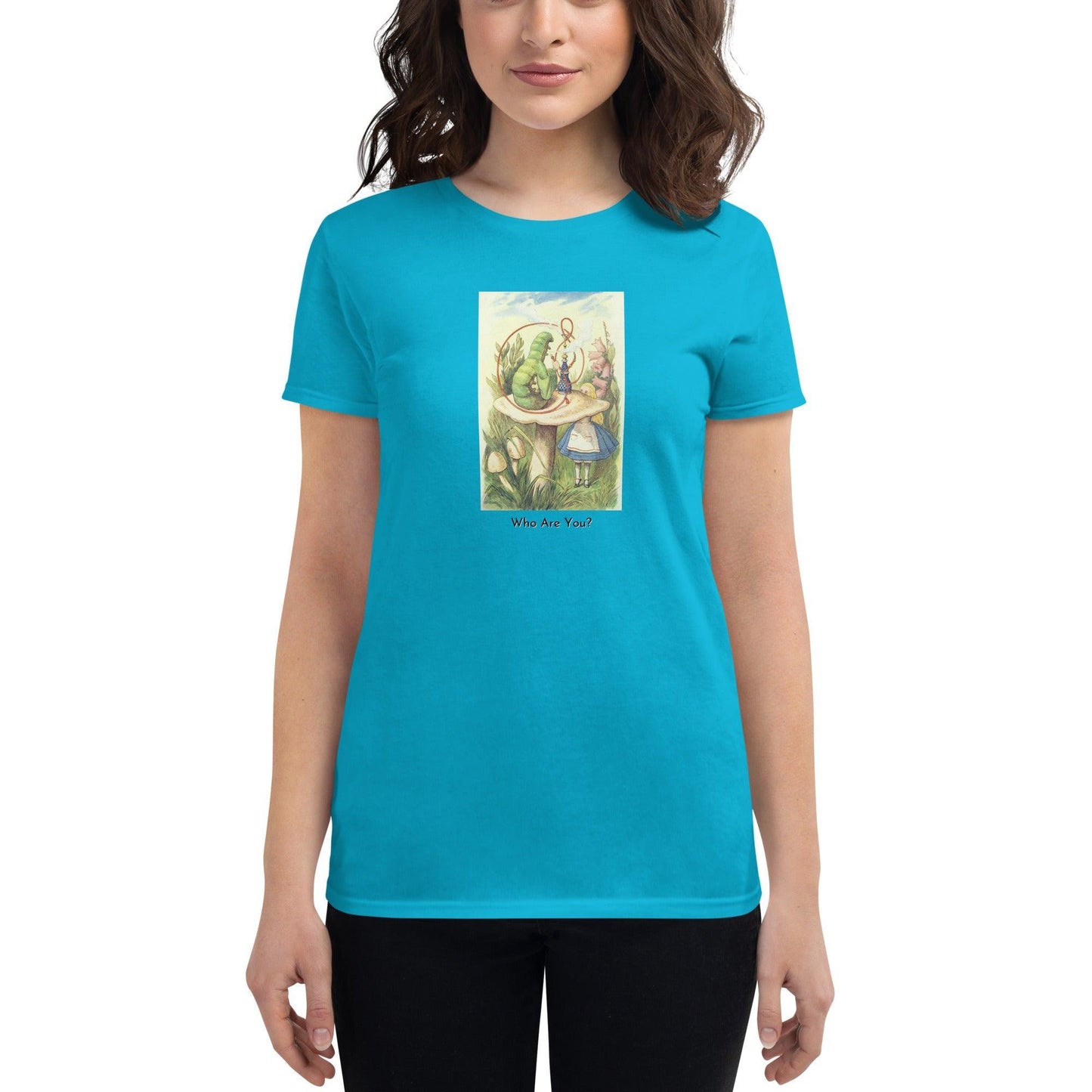 Alice in Wonderland - Who are You - Women's Short Sleeve T-shirt - Whippie's