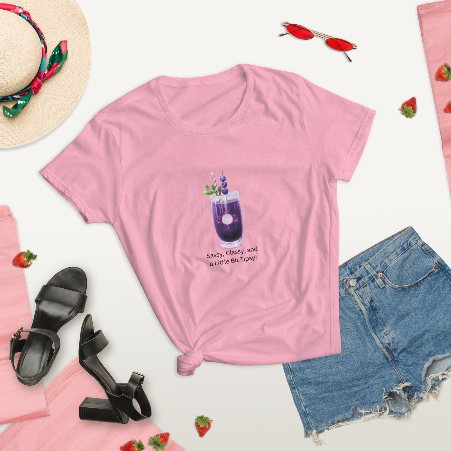Sassy, Classy, and a Little Bit Tipsy! Women's short sleeve t-shirt - Whippie's