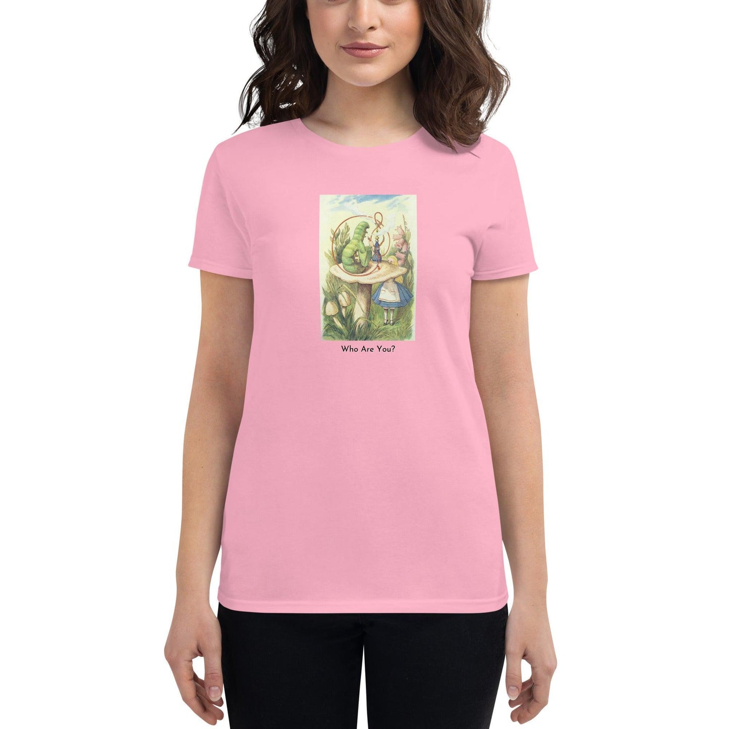 Alice in Wonderland - Who are You - Women's Short Sleeve T-shirt - Whippie's