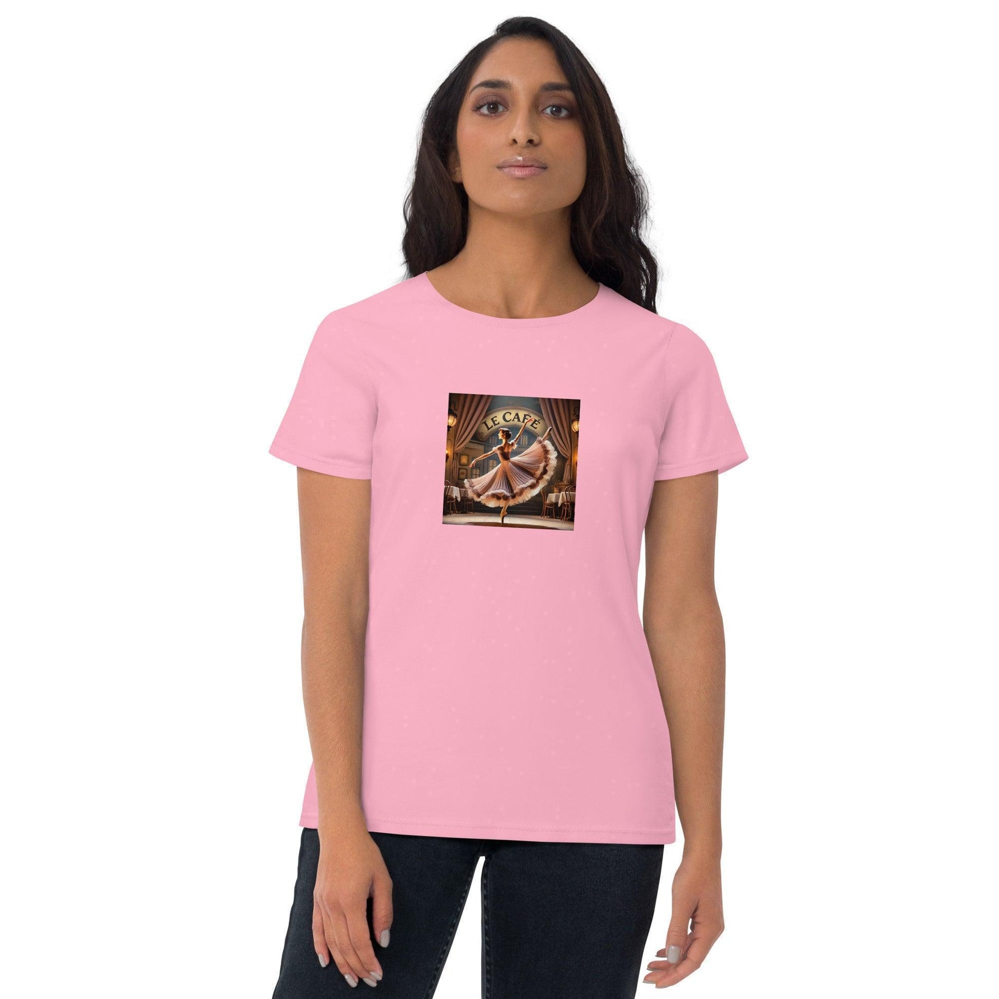 Ballerina at Le Cafe - Women's T-shirt - Whippie's