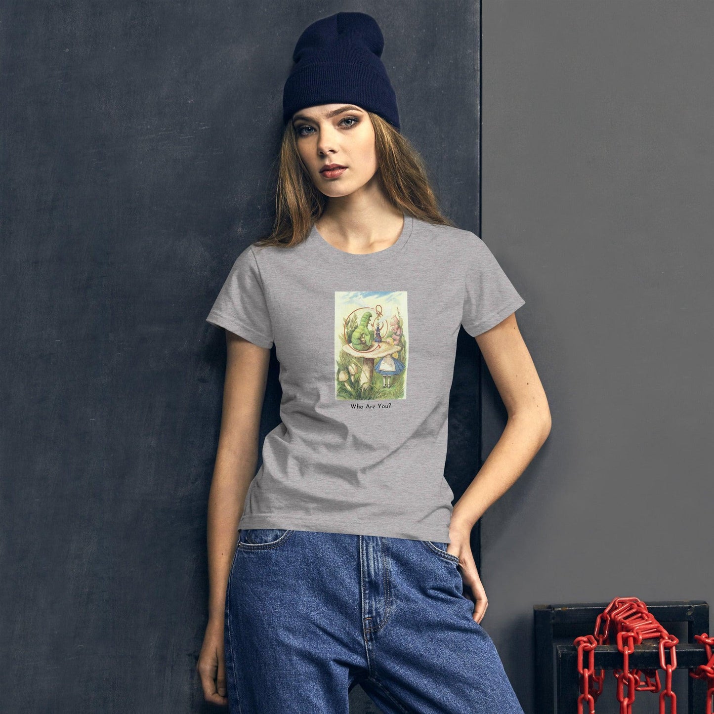 Alice in Wonderland - Who are You - Women's Short Sleeve T-shirt - Whippie's