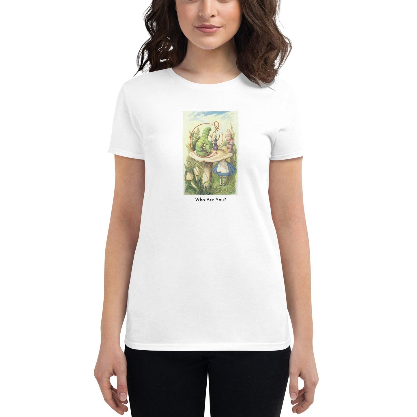 Alice in Wonderland - Who are You - Women's Short Sleeve T-shirt - Whippie's