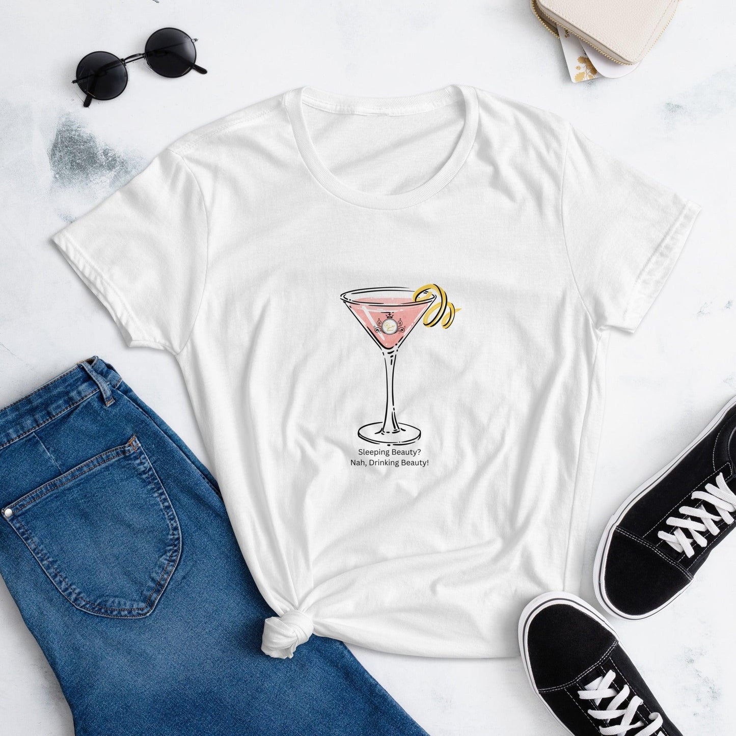 Sleeping Beauty Nah, Drinking Beauty! - Women's T-shirt - Whippie's