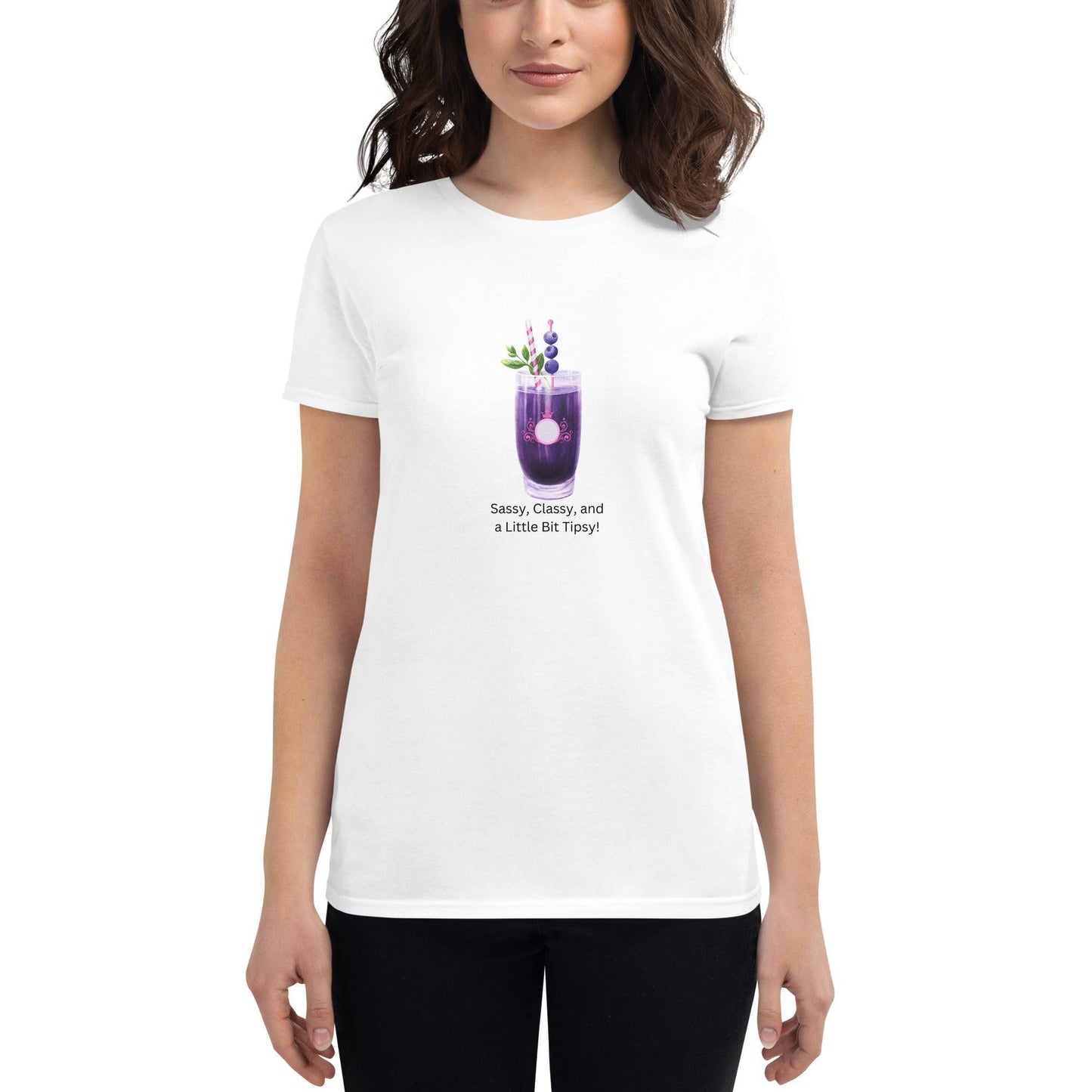Sassy, Classy, and a Little Bit Tipsy! Women's short sleeve t-shirt - Whippie's