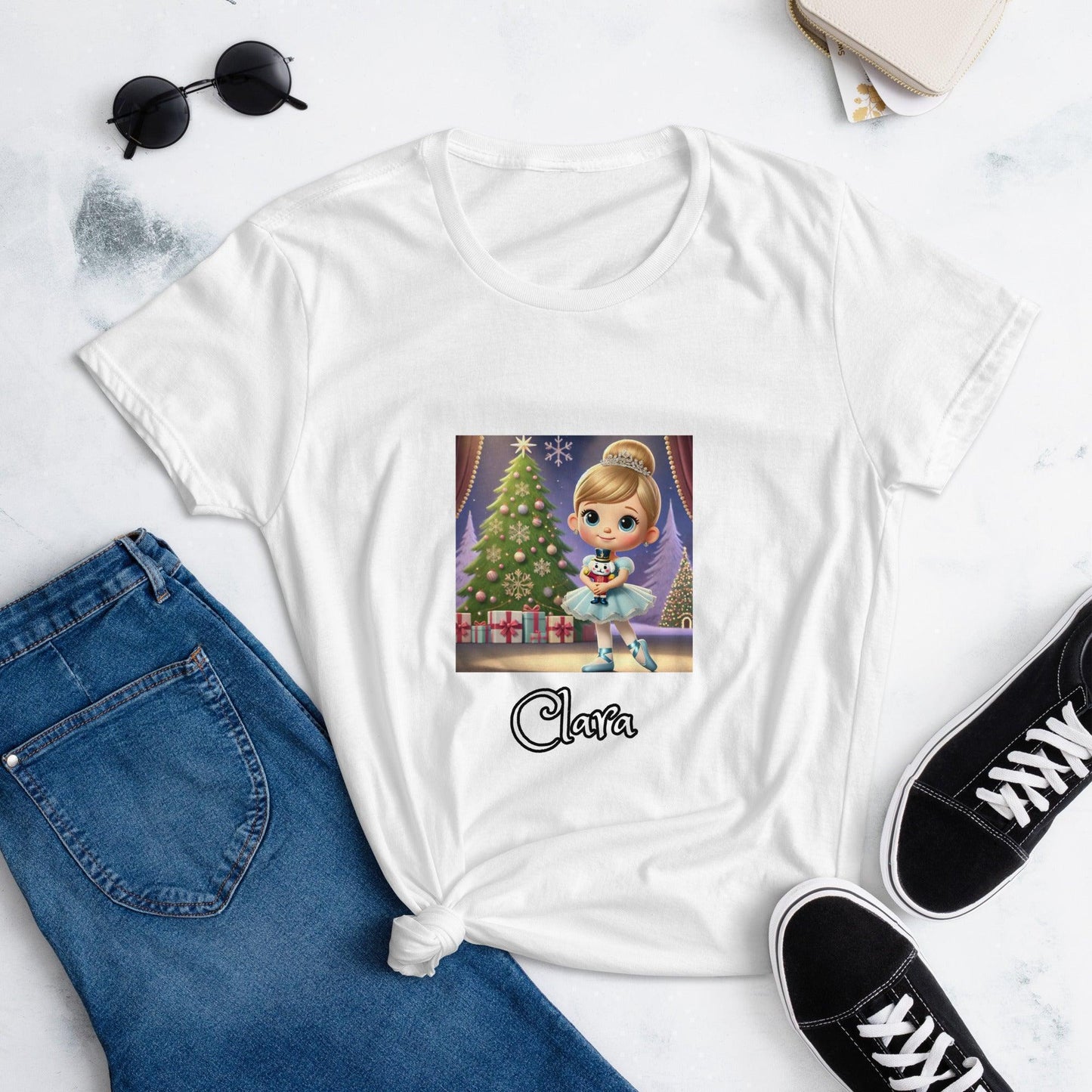 ✨ Nutcracker Dreams ✨ Clara & Her Prince - Women's short sleeve t-shirt - Whippie's
