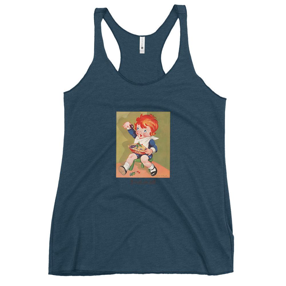 Nursery Rhyme - Little Jack Horner "Treat Yourself" - Women's Racerback Tank - Whippie's