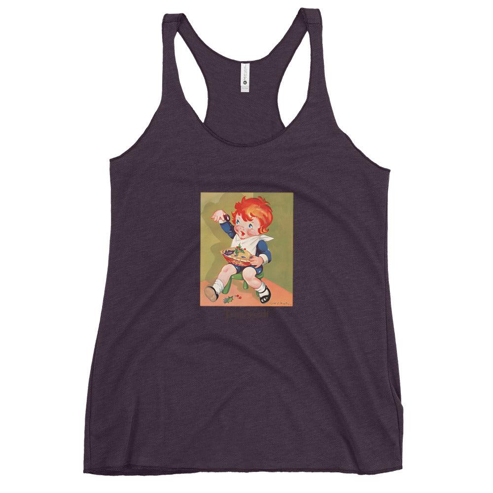 Nursery Rhyme - Little Jack Horner "Treat Yourself" - Women's Racerback Tank - Whippie's