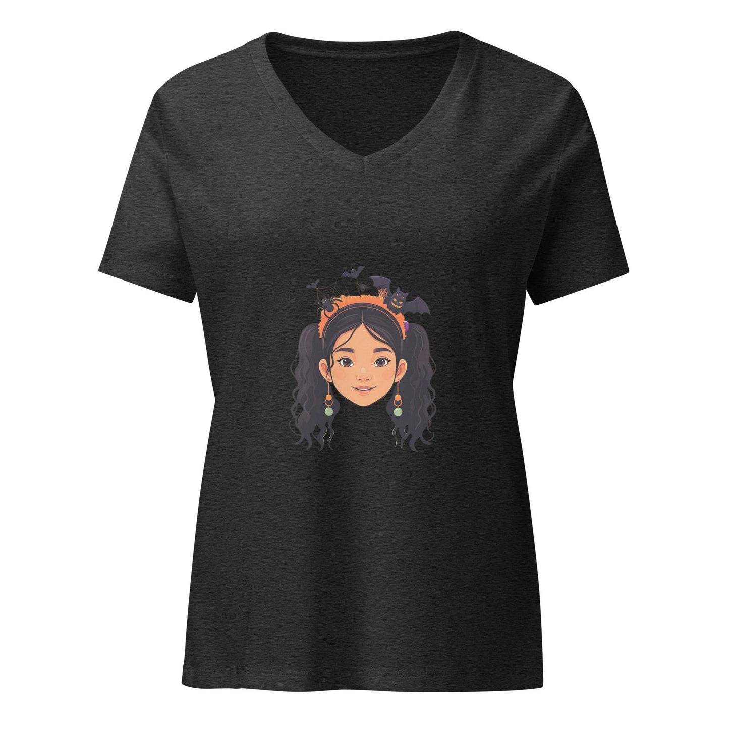 Vintage Boo-tique: Batty for Halloween - V-Neck Tee - Whippie's