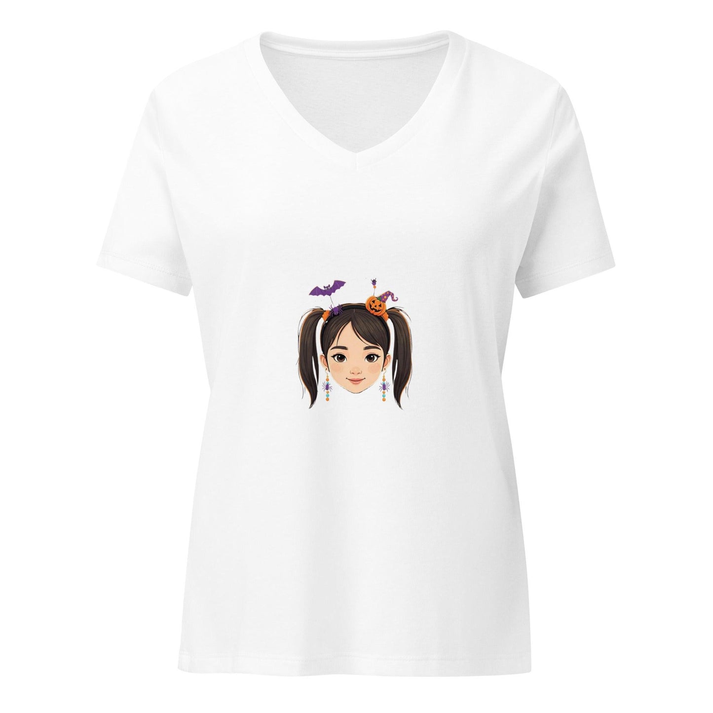 Vintage Boo-tique: Spooky Sweet - Girl V-Neck Tee - Whippie's