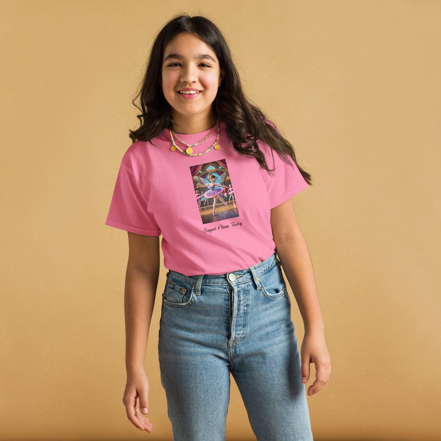 Sugar Plum Fairy - Brunette - Youth Tee - Whippie's