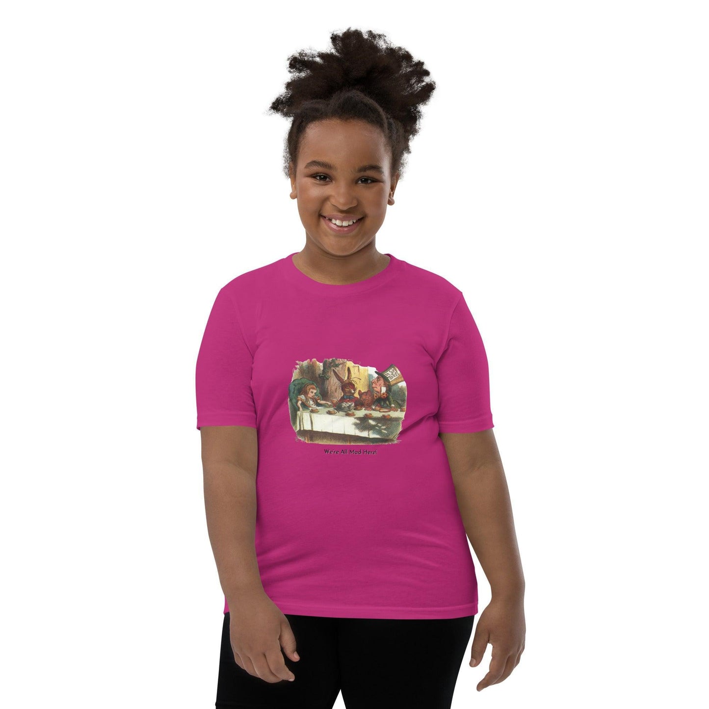 Alice in Wonderland - Mad Tea Party - Youth Short Sleeve T-Shirt - Whippie's