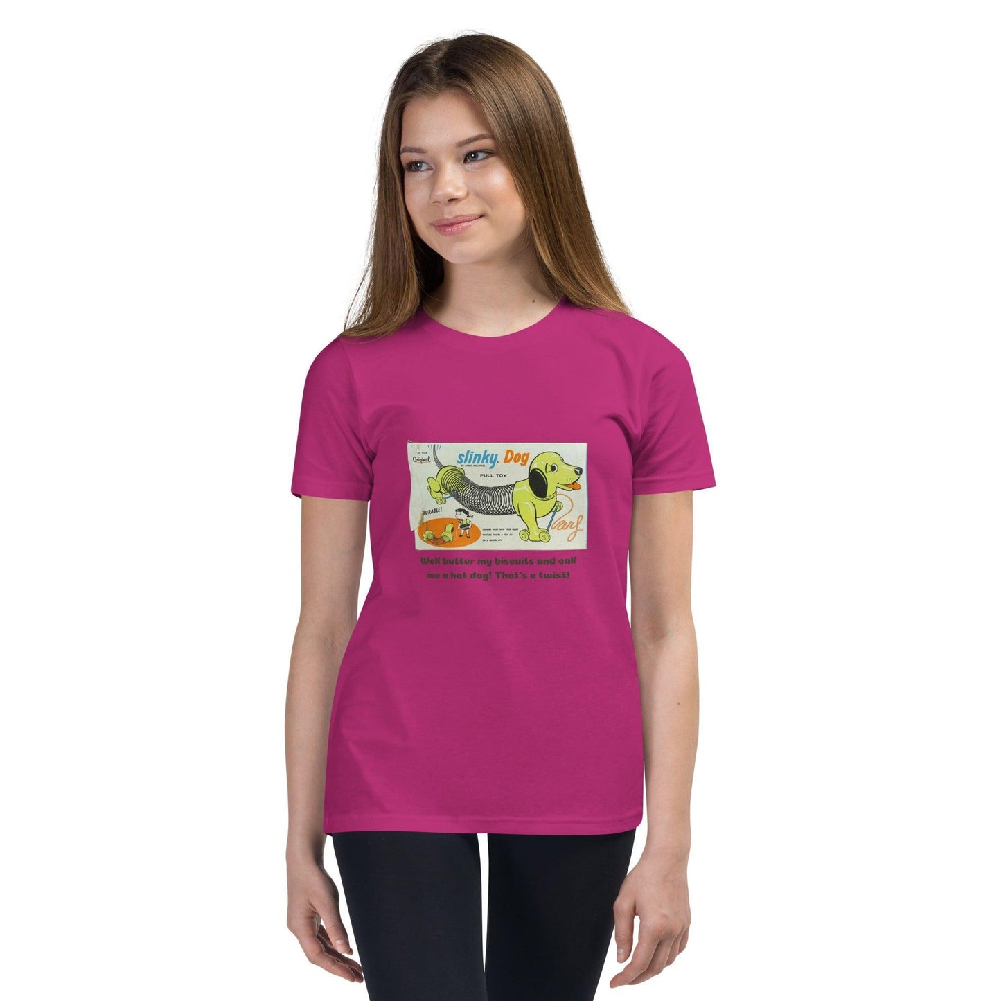 Mascots - Slinky Dog - Youth Short Sleeve T-Shirt - Whippie's