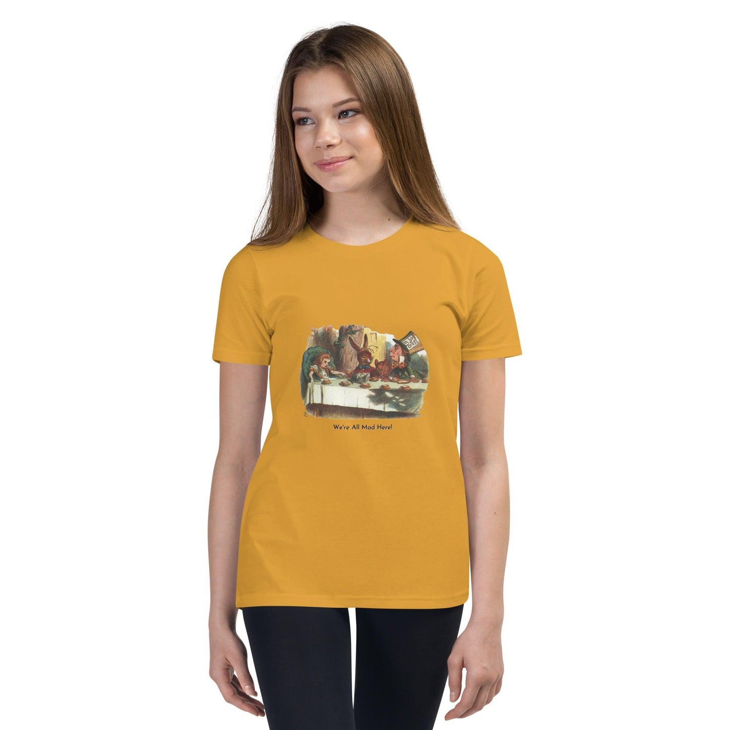 Alice in Wonderland - Mad Tea Party - Youth Short Sleeve T-Shirt - Whippie's
