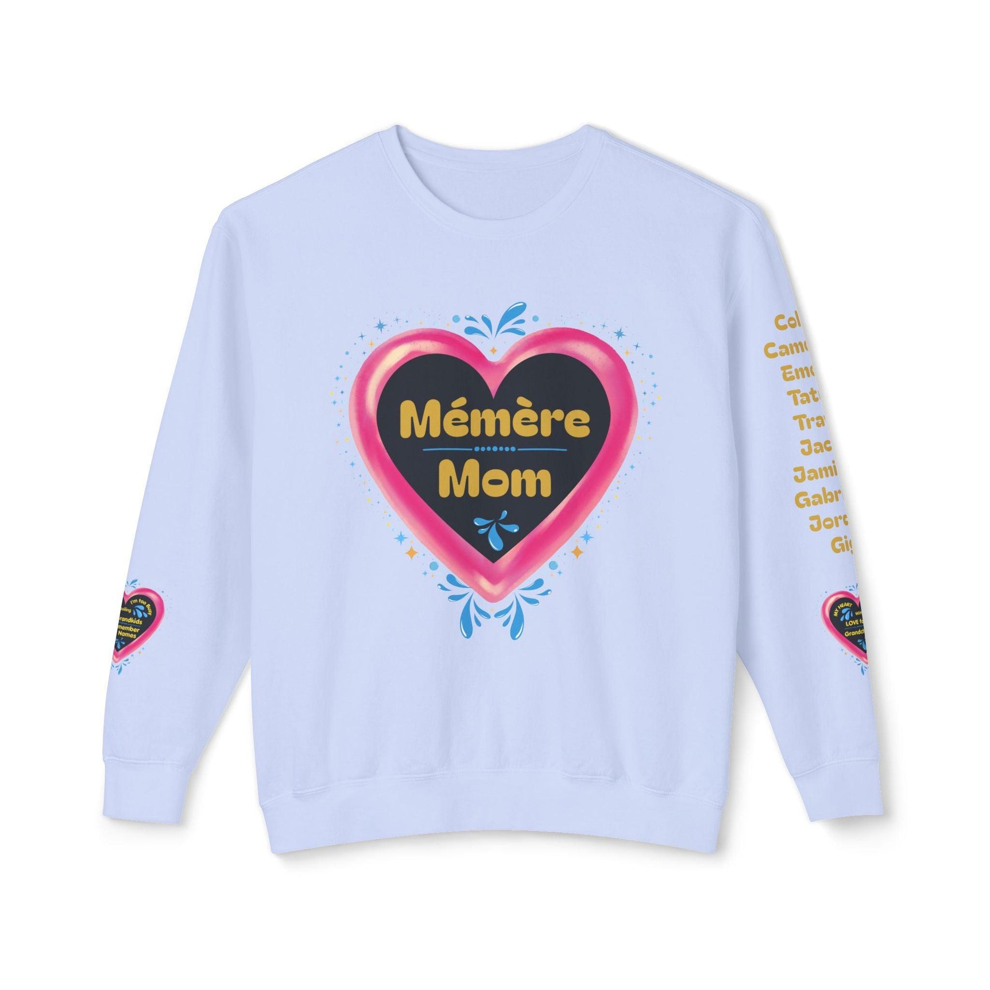 Grandma's Grandkids Crewneck Sweatshirt ✨ A grandma's love knows no bounds! Personalizable - Whippie's