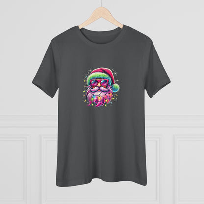 Shine Bright Like Santa! Merry and Bright! 🎅🏻✨🌈 - Women's Softstyle Tee - Whippie's
