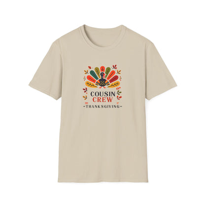Thanksgiving Cousin Crew - Gobble 'Til You Wobble with Your Favorite Cousins! 🦃🍁 Unisex T-Shirt - Whippie's