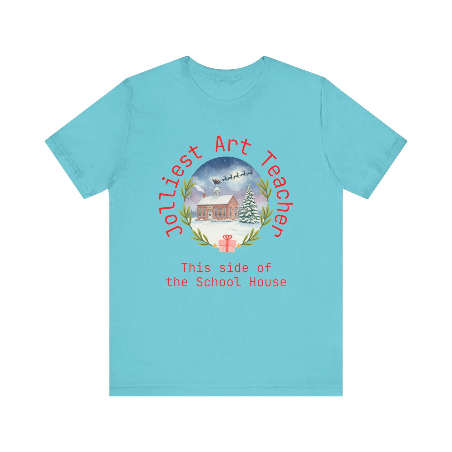 Jolliest Christmas School Tee - Personalizable Title