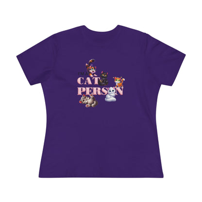 🐱 I'm a Cat Person 🐈 Unisex Jersey Tee ❤️ Show your purr-sonality! - Whippie's