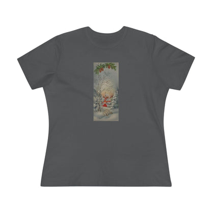 Glittery Winter Village Tee - Sparkle This Season! ✨🎄 Women's Softstyle Tee - Whippie's