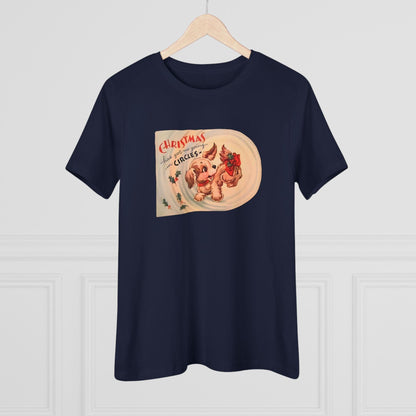 Christmas Has Me Going in Circles - Women's Softstyle Tee - Whippie's