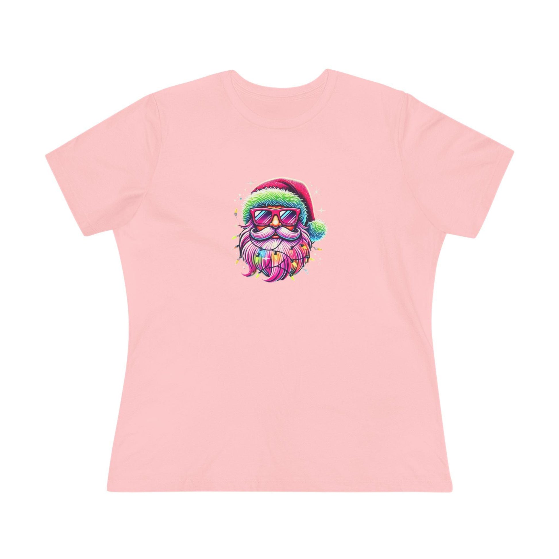 Shine Bright Like Santa! Merry and Bright! 🎅🏻✨🌈 - Women's Softstyle Tee - Whippie's