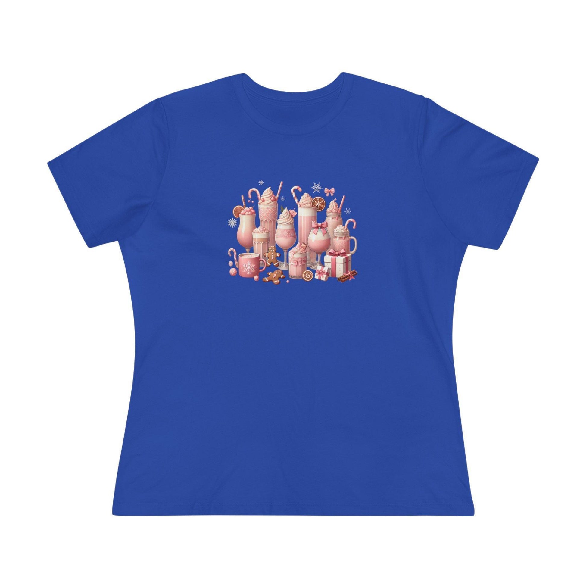 💖☕ Pretty in Pink Holiday Coffee ❄️🎀 - Women's Softstyle Tee - Whippie's