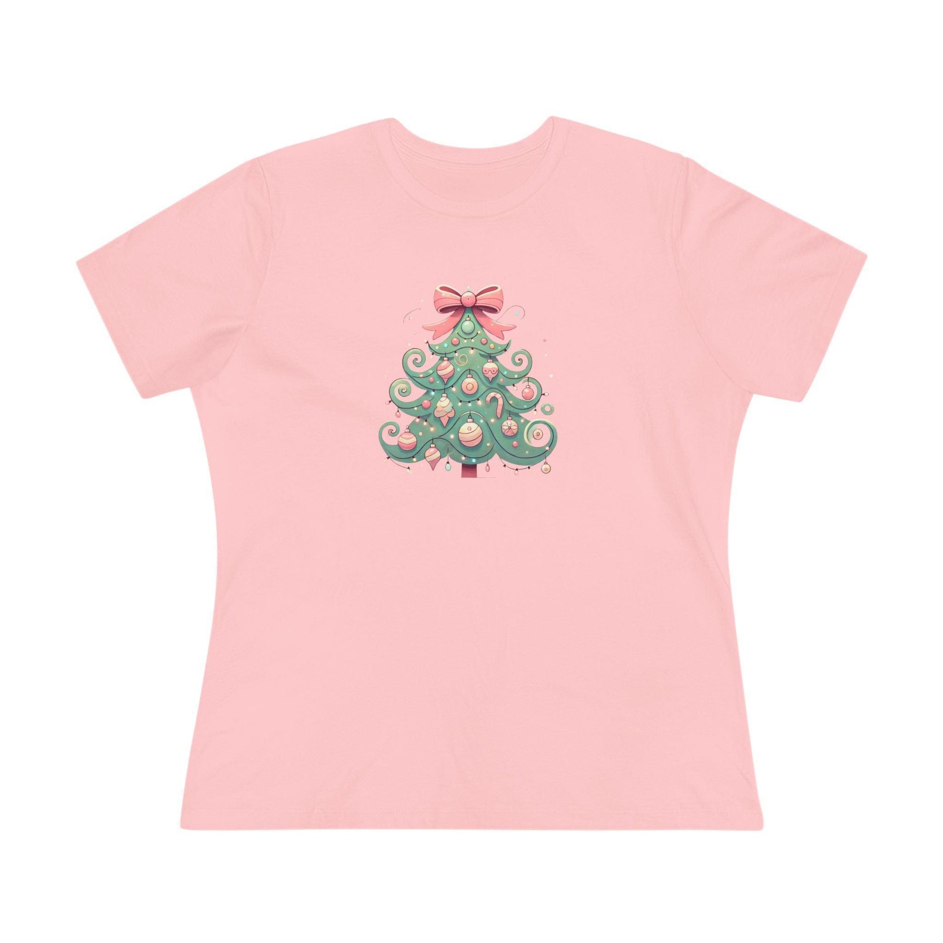 🎄💖 Pastel Dream Christmas Tree ✨🎀 - Women's Softstyle Tee - Whippie's
