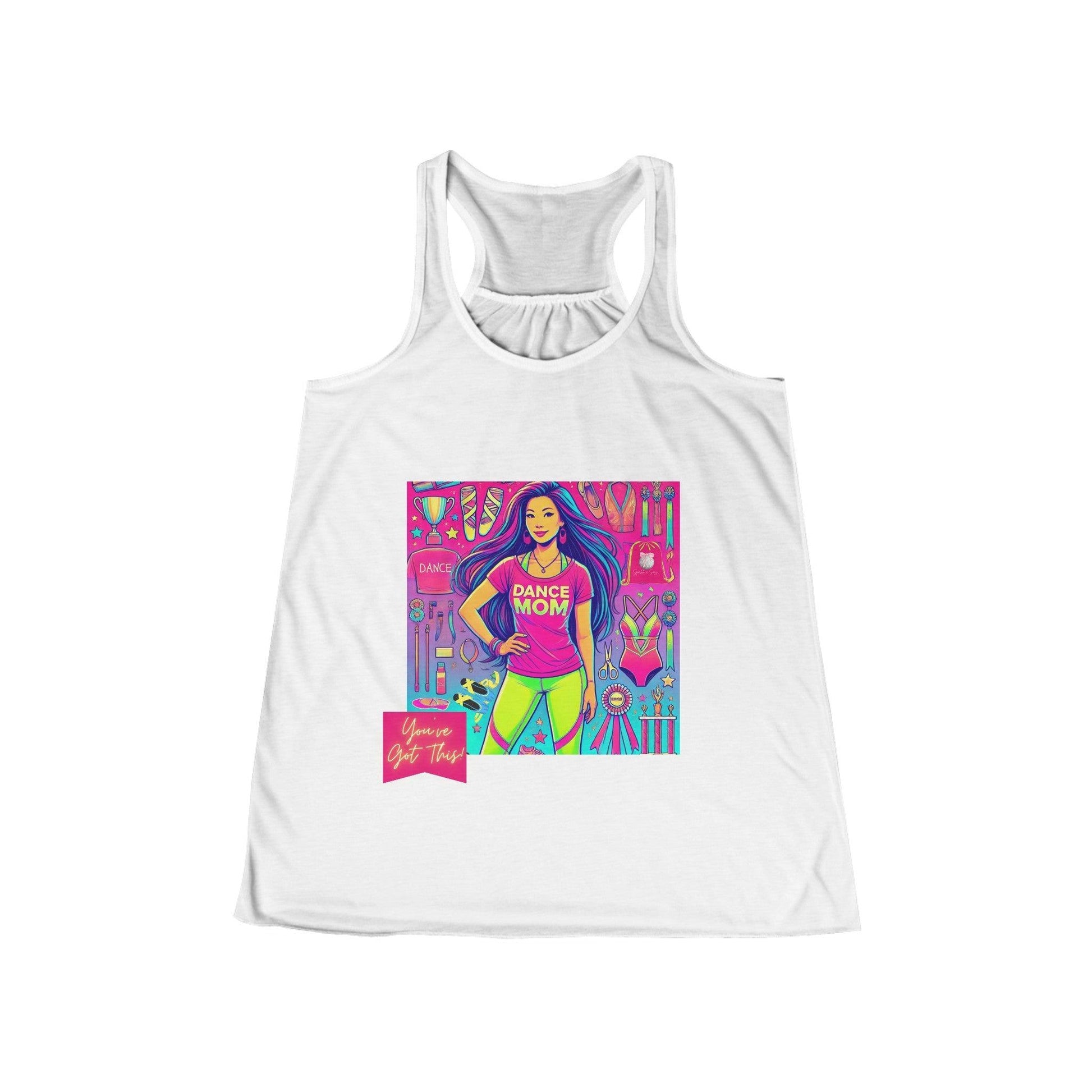 Dance Mom: You've Got This - Asian Mom - Young - Women's Flowy Racerback Tank - Whippie's