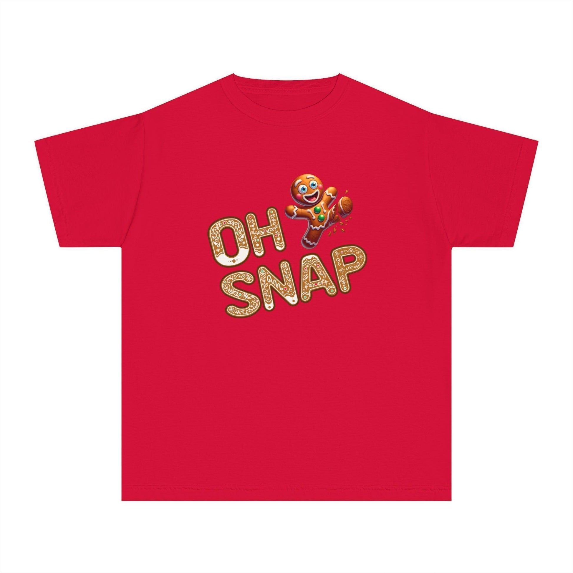 🍪 Oh Snap! 🍪 Youth Midweight Tee - Gingerbread Man Sweet Mishap! - Whippie's