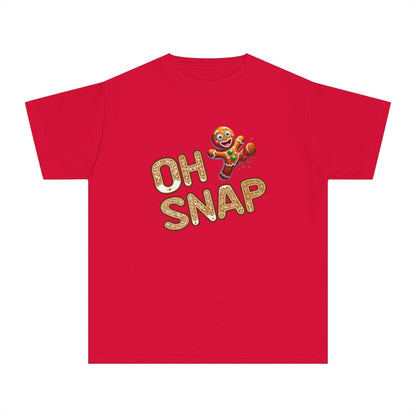 🍪 Oh Snap! 🍪 Youth Midweight Tee - Gingerbread Man Sweet Mishap! - Whippie's