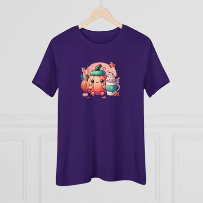Cute Pumpkin - Pumpkin Spice Latte - Women's Softstyle Tee - Whippie's