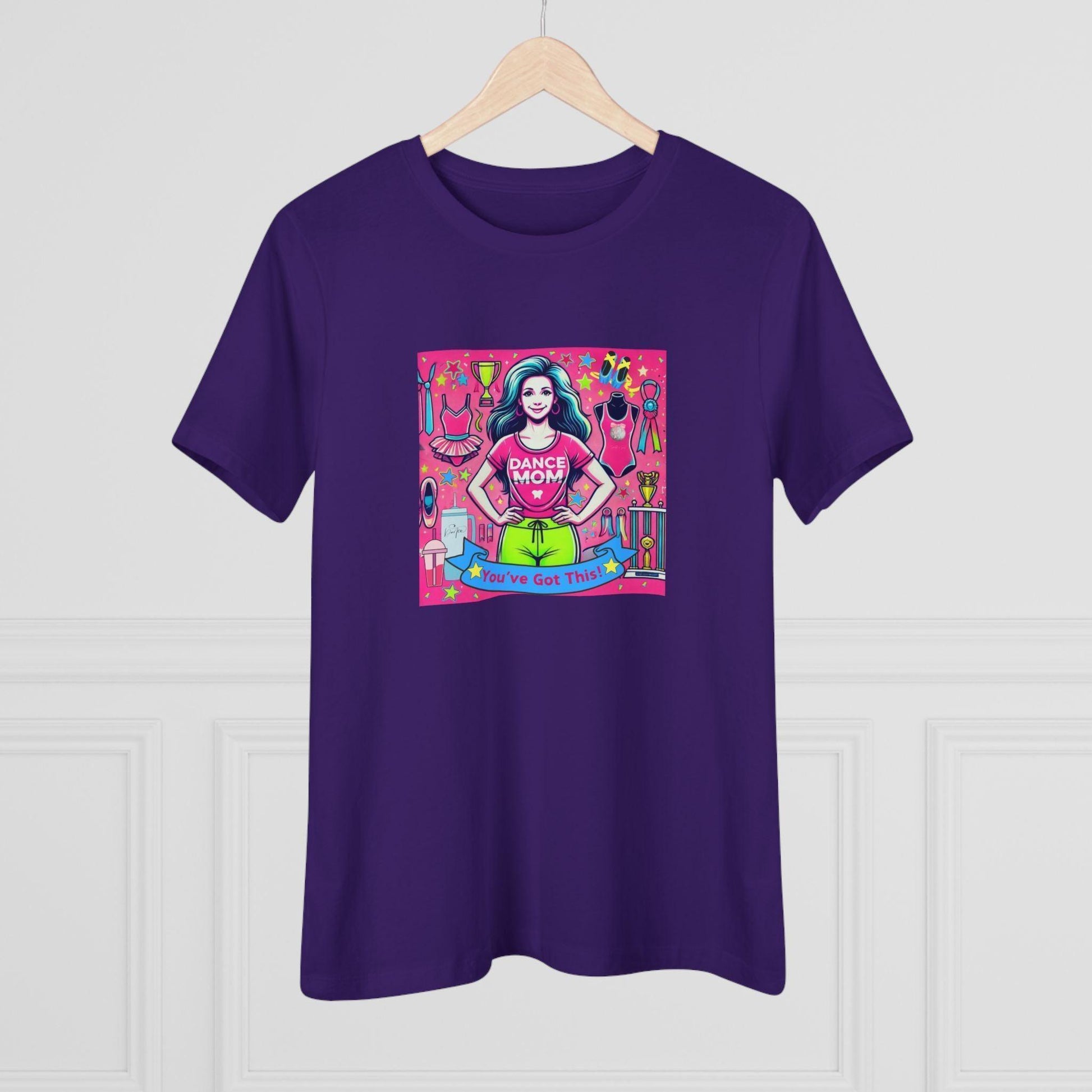 Dance Mom Magic (Brunette Mom) - A Colorful Celebration 🌈 - Women's Softstyle Tee - Whippie's