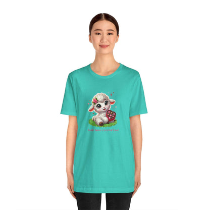 💖 I Only Have Eyes for Ewe! 🐑 Unisex Jersey Tee ✨ Spread the love this Valentine's Day! - Whippie's
