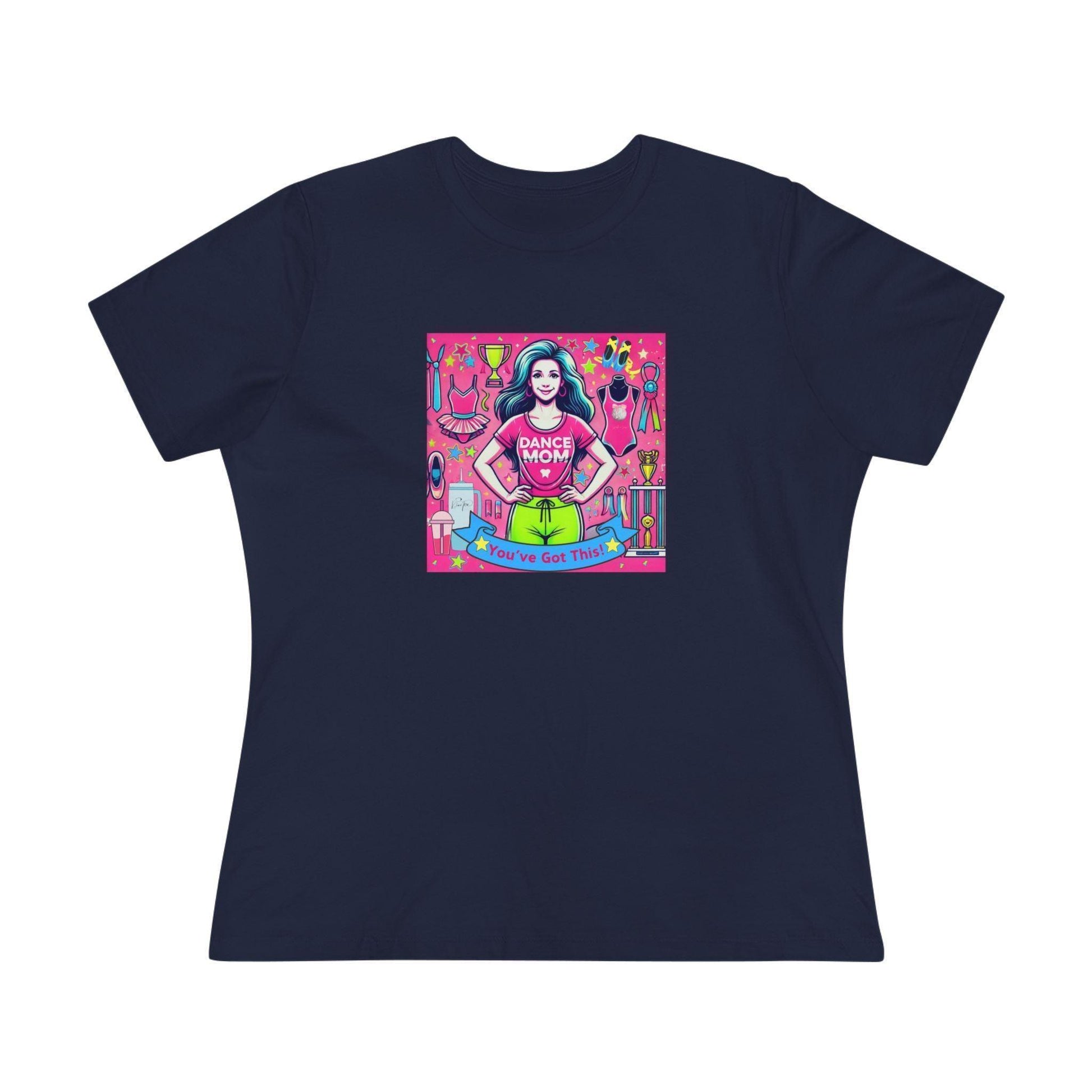 Dance Mom Magic (Brunette Mom) - A Colorful Celebration 🌈 - Women's Softstyle Tee - Whippie's