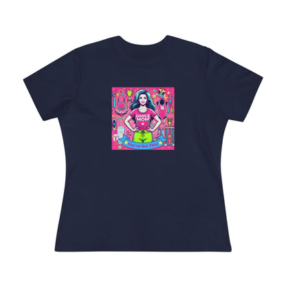 Dance Mom Magic (Brunette Mom) - A Colorful Celebration 🌈 - Women's Softstyle Tee - Whippie's
