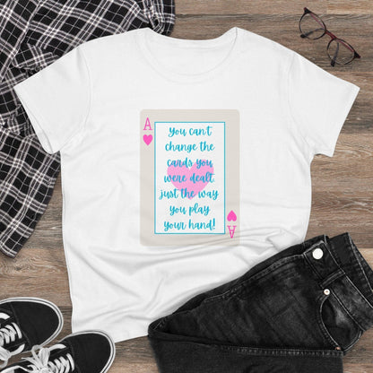 💖 Ace of Hearts 💪 Women's Tee ✨ Play your hand like a queen! 👑 - Whippie's