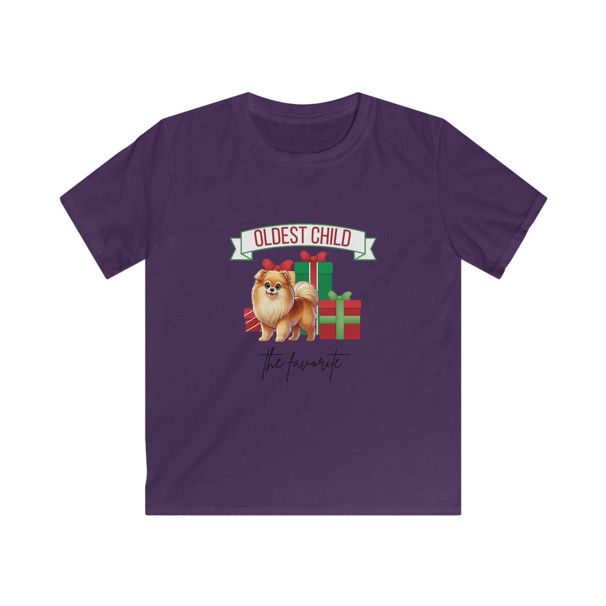 Oldest Child, The Favorite 🎁🐶 Pomeranian - Kids' Tee! 🎁👑 - Whippie's