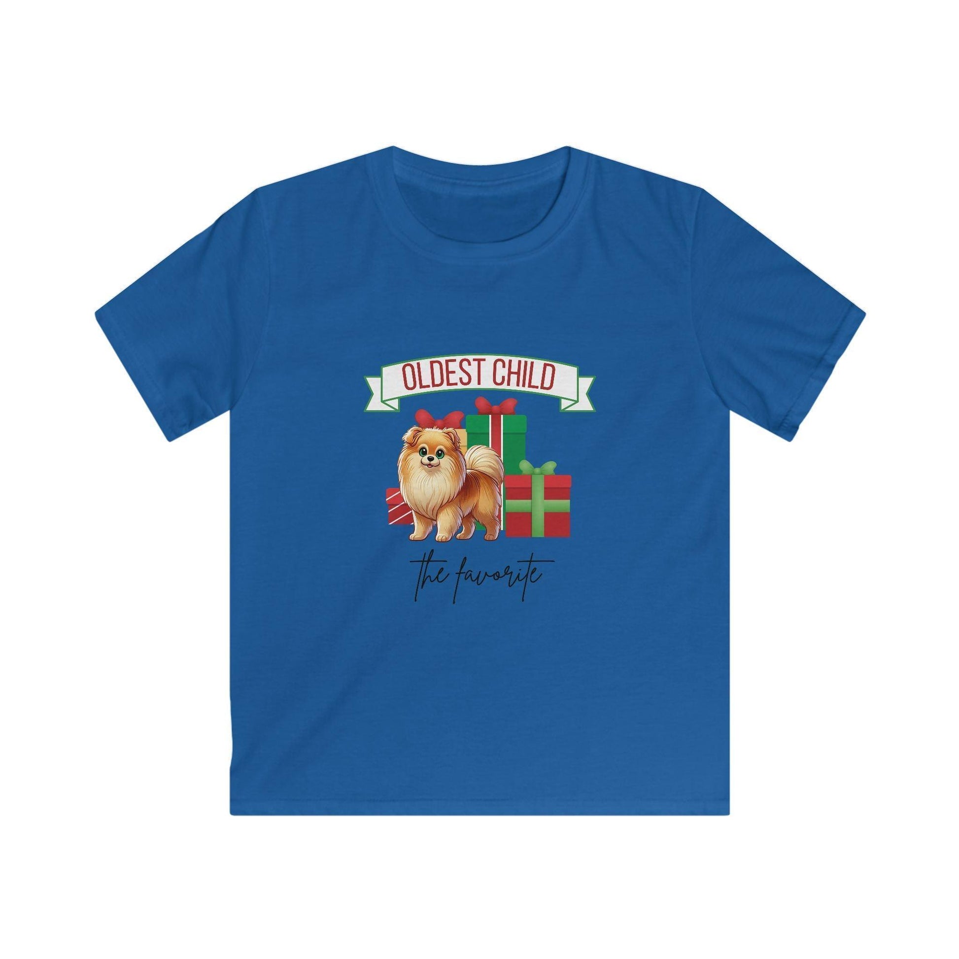 Oldest Child, The Favorite 🎁🐶 Pomeranian - Kids' Tee! 🎁👑 - Whippie's