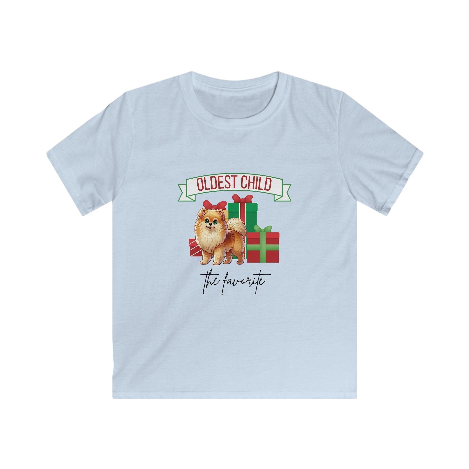 Oldest Child, The Favorite 🎁🐶 Pomeranian - Kids' Tee! 🎁👑 - Whippie's