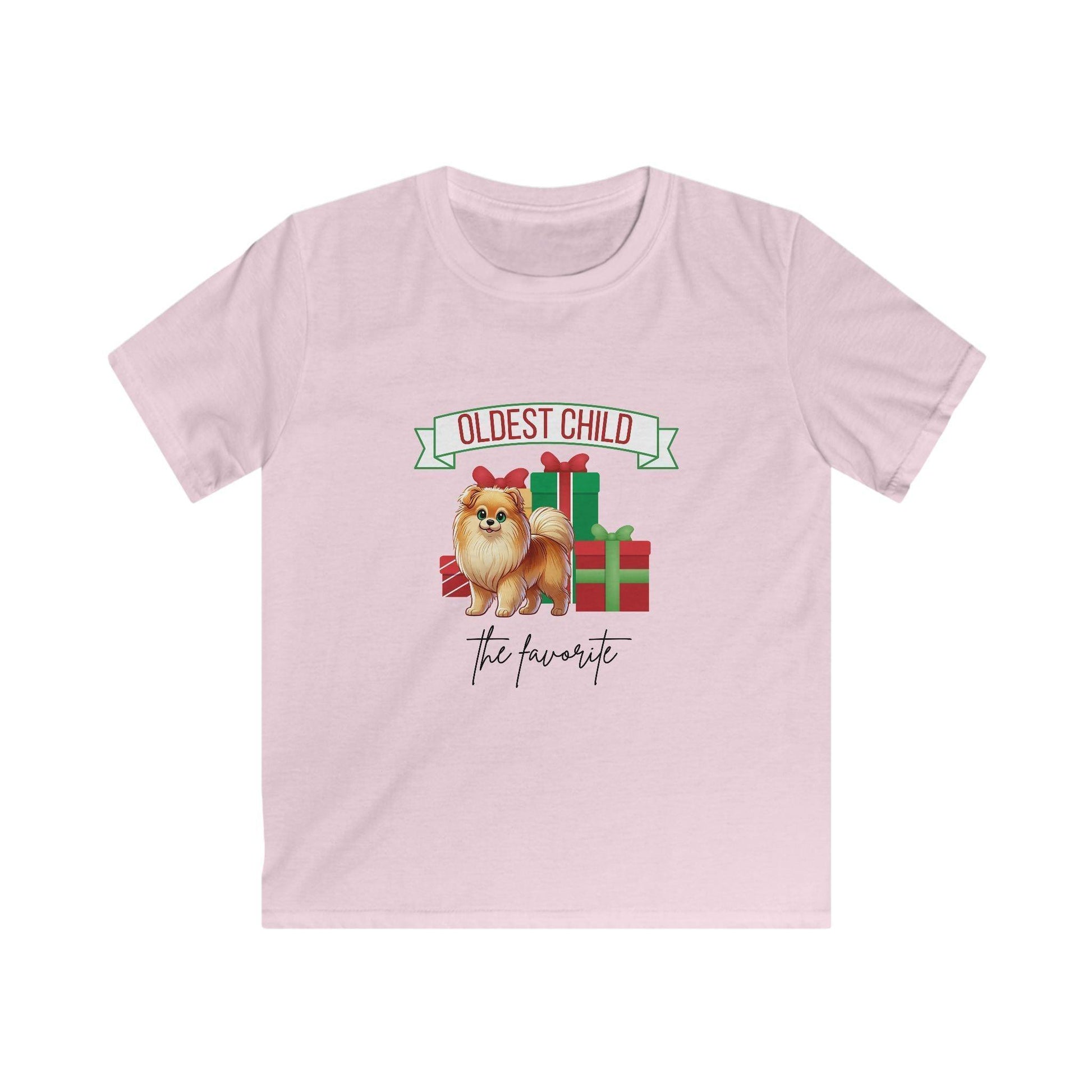 Oldest Child, The Favorite 🎁🐶 Pomeranian - Kids' Tee! 🎁👑 - Whippie's