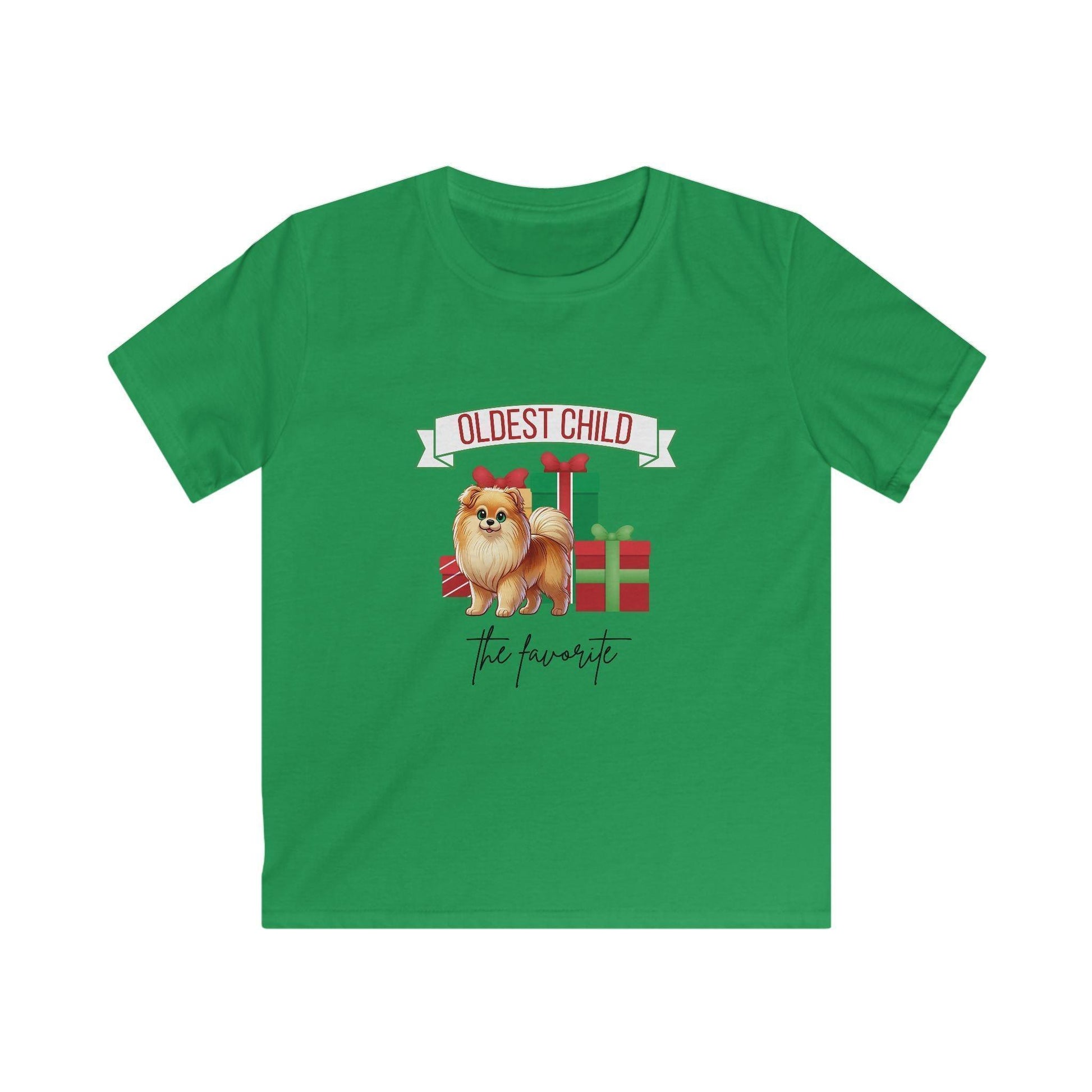 Oldest Child, The Favorite 🎁🐶 Pomeranian - Kids' Tee! 🎁👑 - Whippie's