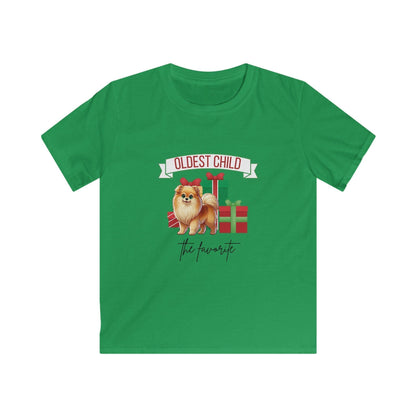Oldest Child, The Favorite 🎁🐶 Pomeranian - Kids' Tee! 🎁👑 - Whippie's